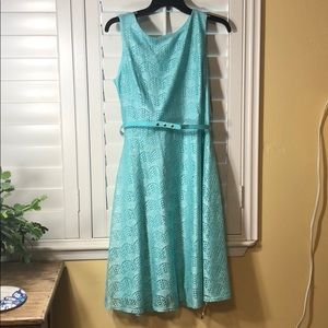 BRAND NEW Danny and Nicole teal/light blue dress